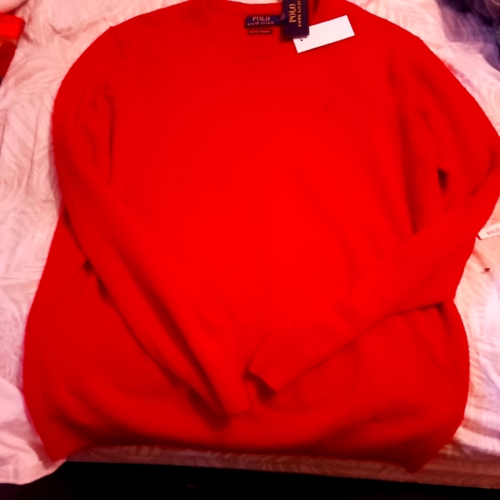 Mens polo cashmere sweater